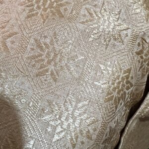 Collection strictement naturelle soie Muga tissée étoiles - le luxe assamais