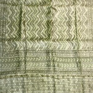 Collection Strictement Naturelle Tussar Block Printing natural dye