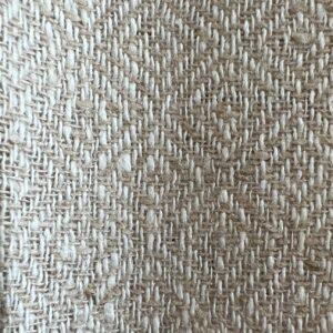 Collection Strictement naturelle Soie Eri, Soie blanche et rouge, tissage quadrillé