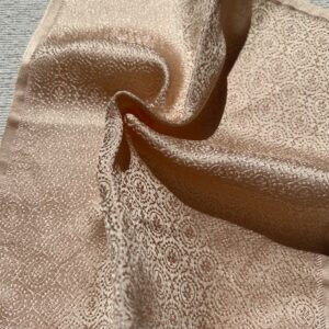 Carré Précieux 26 – Poudre de Soleil & Rosaces Éternelles Tissé Main | Tohora